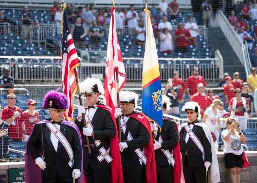 Military Color Guard photograph, 2017 June 11