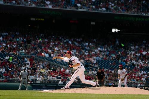 Max Scherzer Pitching photograph, 2017 June 11