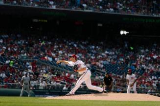 Max Scherzer Pitching photograph, 2017 June 11