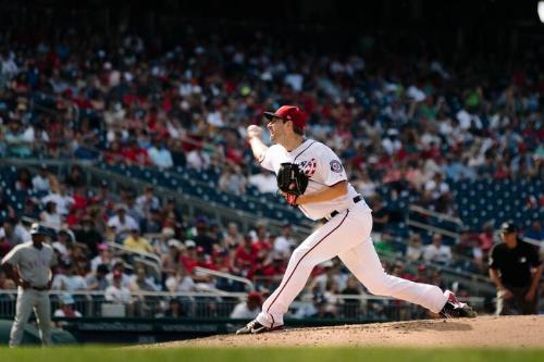 Max Scherzer Pitching photograph, 2017 June 11