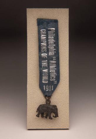 Philadelphia Athletics World Championship pin, 1911