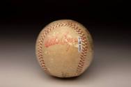 Babe Ruth Barnstorming Tour Autographed souvenir ball, 1927 October 14