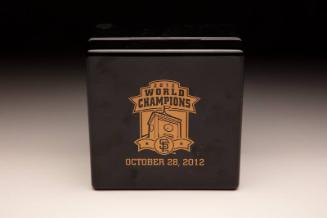 San Francisco Giants World Series ring box, 2012