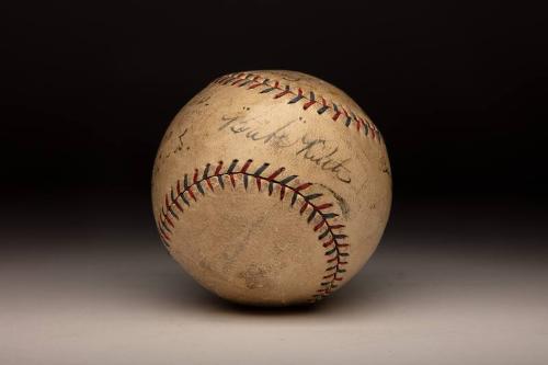 New York Yankees Autographed ball, 1923 July 22