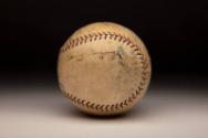 New York Yankees Autographed ball, 1923 July 22