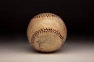 New York Yankees Autographed ball, 1923 July 22