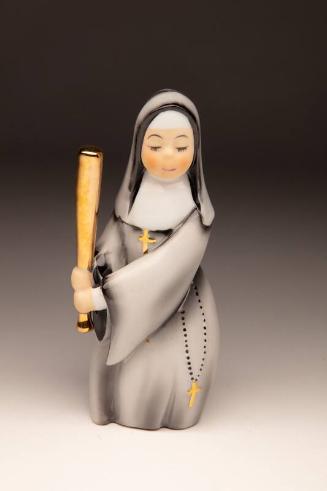 Nun Batter figurine, undated