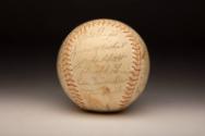 San Francisco Giants Autographed ball, 1965