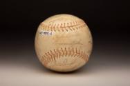 San Francisco Giants Autographed ball, 1965