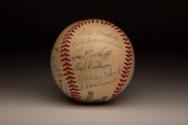 Chicago Cubs Autographed ball, 1943