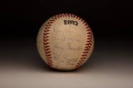 Chicago Cubs Autographed ball, 1943