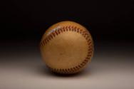 Charles Comiskey and Grace Comiskey Autographed ball, 1947