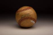 Chicago White Sox Autographed ball, 1947