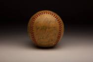 Chicago White Sox Autographed ball, 1947