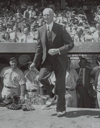 Connie Mack photograph, 1949 August 21