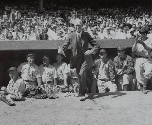 Connie Mack photograph, 1949 August 21