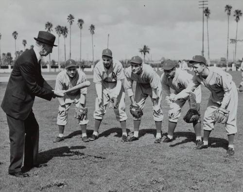 Connie Mack Spring Training photograph, 1941 February 27