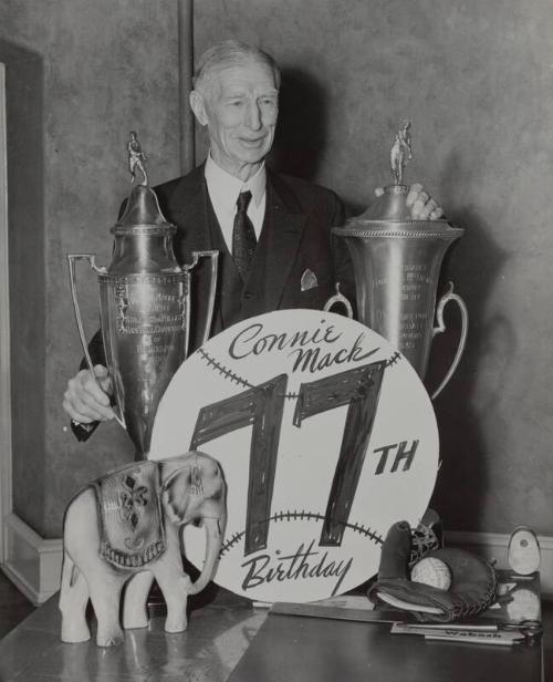 Connie Mack 77th Birthday photograph, 1939 December 21