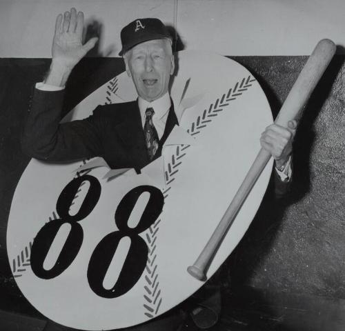 Connie Mack 88th Birthday photograph, 1950 December 22