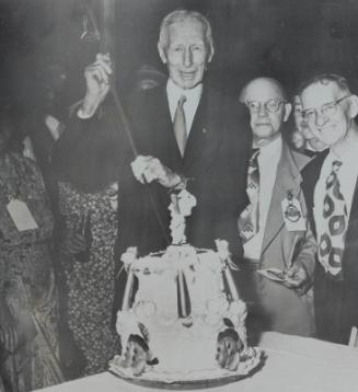 Connie Mack photograph, 1950 June 16