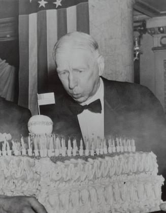 Connie Mack 80th Birthday photograph, 1943 February 06