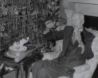 Connie Mack 93rd Birthday photograph, 1955 December 22