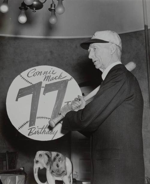 Connie Mack 77th Birthday photograph, 1939 December 21