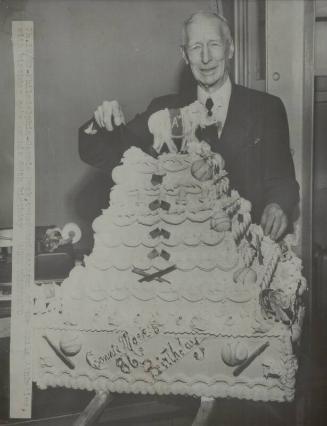 Connie Mack 86th Birthday photograph, 1948 December 23