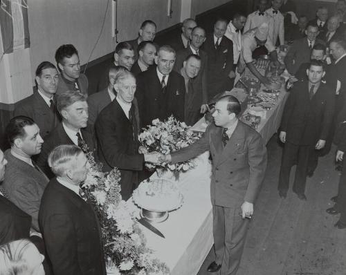 Connie Mack 75th Birthday photograph, 1937 December 23