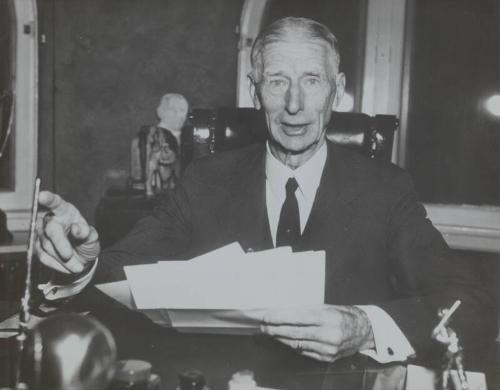 Connie Mack photograph, probably 1939