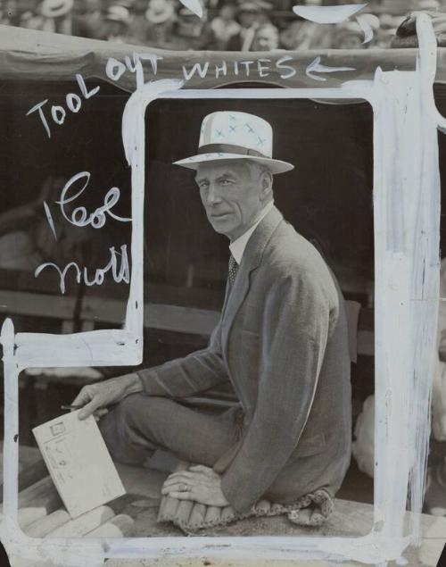 Connie Mack Dugout photograph, 1930 July 17