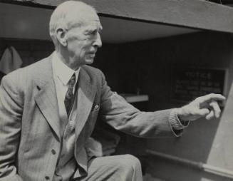 Connie Mack photograph, probably 1949