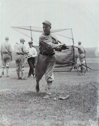 Nap Lajoie glass plate negative, between 1915 and 1916