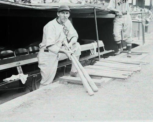 Marty Hopkins Dugout glass plate negative, between 1934 and 1935