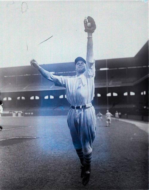 Jimmie Foxx glass plate negative, between 1928 and 1930