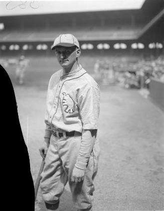 Lefty Willis glass plate negative, between 1925 and 1927