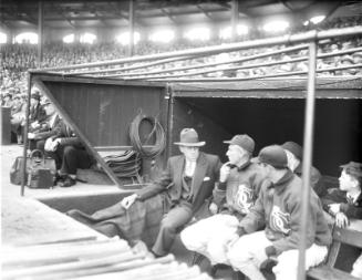 Lew Fonseca Dugout glass plate negative, between 1932 and 1934