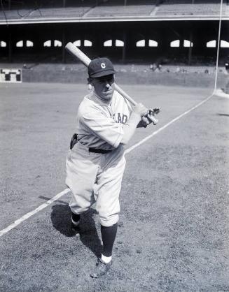 Lew Fonseca Batting Practice glass plate negative, between 1927 and 1928