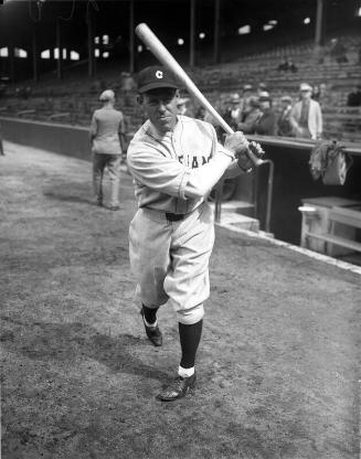 Lew Fonseca Batting Practice glass plate negative, between 1927 and 1928