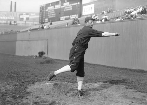 Ed Walsh Throwing digital image, 1913 or 1916