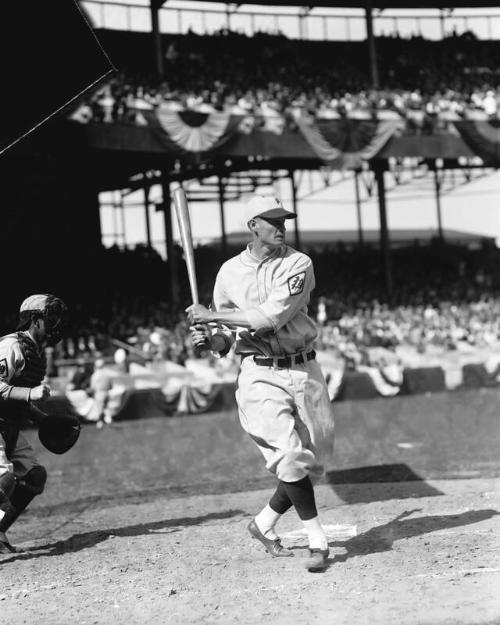 Cy Williams Batting digital image, between 1927 and 1930