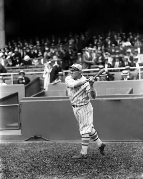 Hack Wilson with Bat digital image, approximately 1924