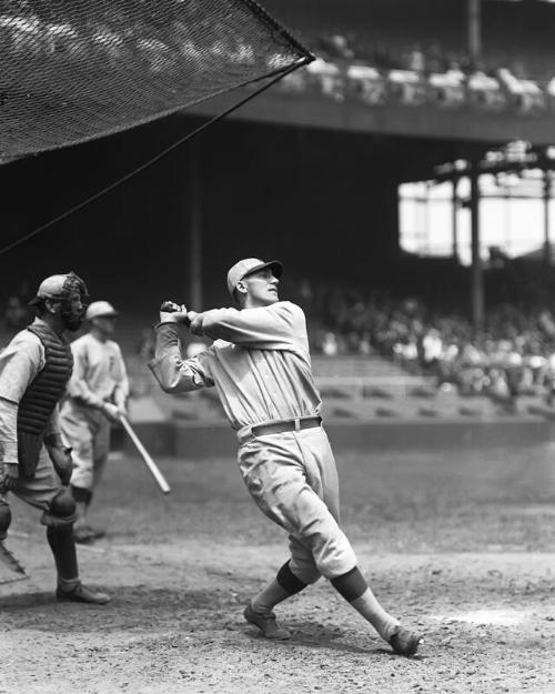 Russ Wrightstone Batting digital image, approximately 1924