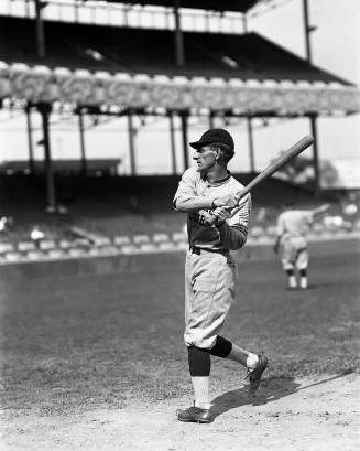 Rollie Zeider with Bat digital image, approximately 1917