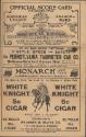 Philadelphia Athletics World Series scorecard, 1910 October 18