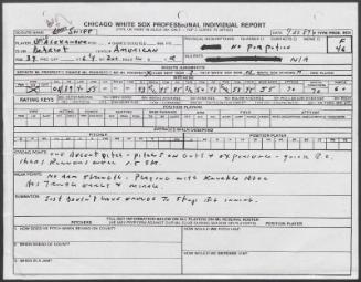 Doyle Alexander scouting report, 1989 September 22