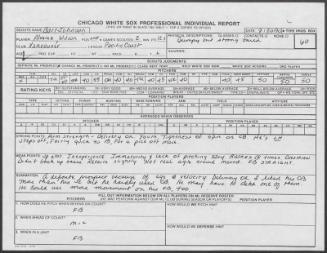 Wilson Alvarez scouting report, 1990 July 20