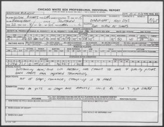 Wilson Alvarez scouting report, 1990 October 10