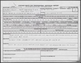 Marty Barrett scouting report, 1989 July 01