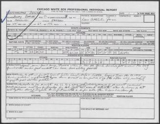 Kim Batiste scouting report, 1990